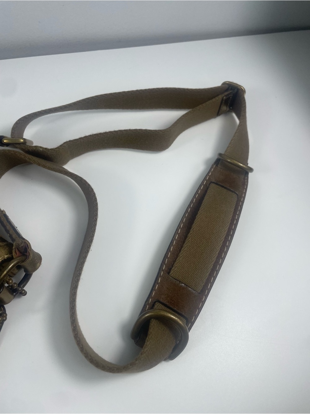 Coach Vintage Special Edition Legacy Canvas & Suede Crossbody RARE - Picture 15 of 16